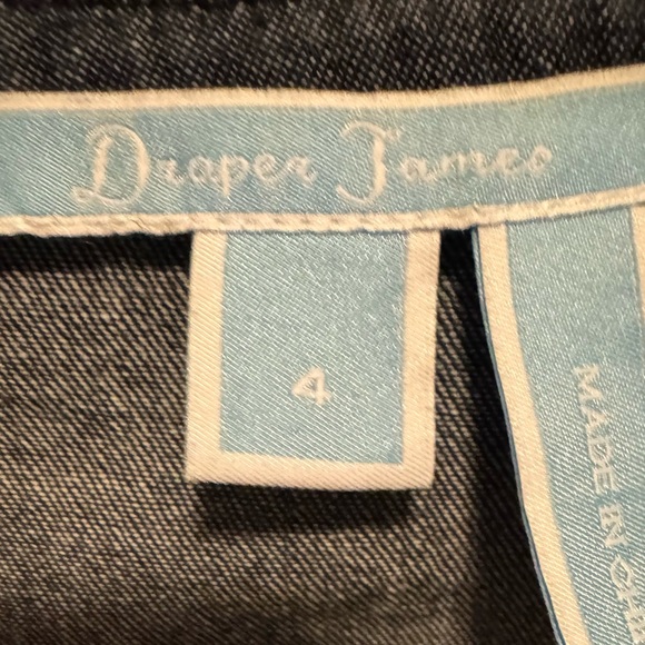 DRAPER JAMES DENIM CHAMBRAY SHIFT DRESS - Picture 4 of 9